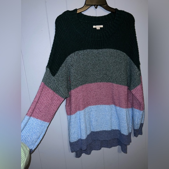 American Eagle color block sweater - Picture 5 of 7